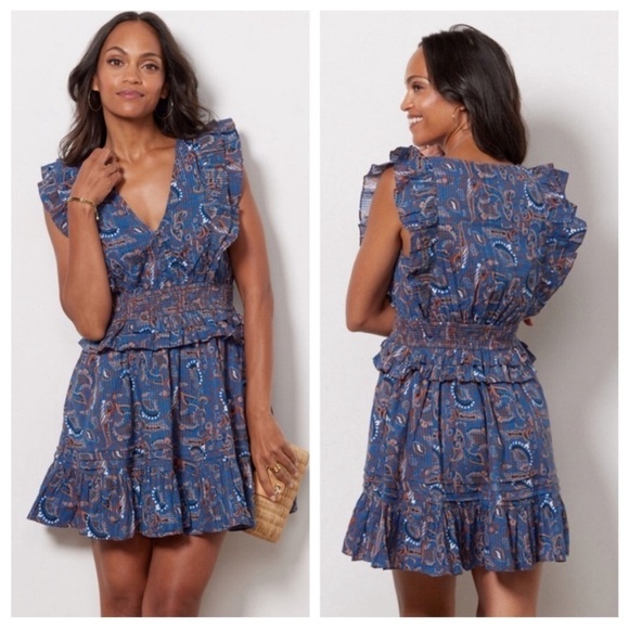 CLEOBELLA Elara Mini Dress Lazuli Size S - Picture 2 of 13